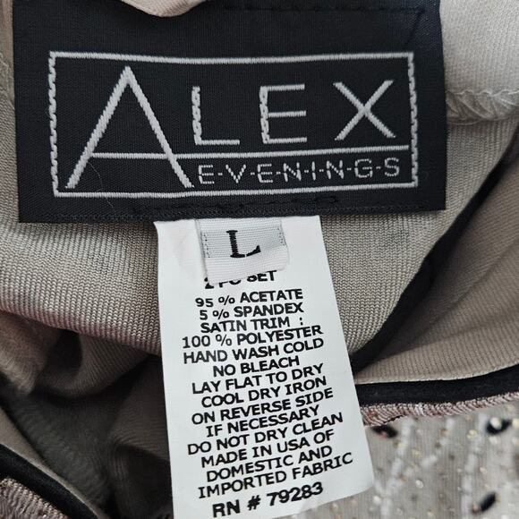 Open Front Glitter Accent Blazer Jacket Size Large - Picture 3 of 3